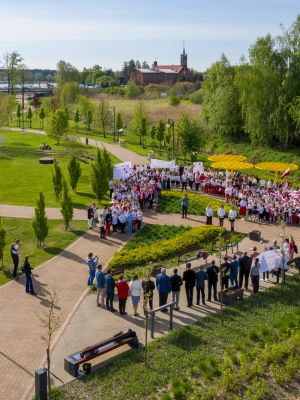 z p.burmistrzem i radnymi z p.burmistrzem i radnymi
